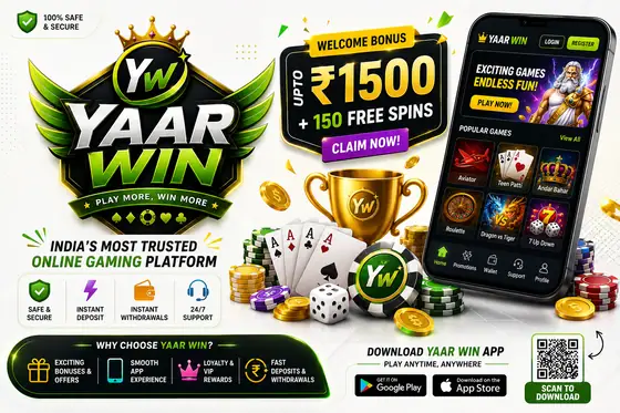 Yaar Win app register login games and welcome bonus